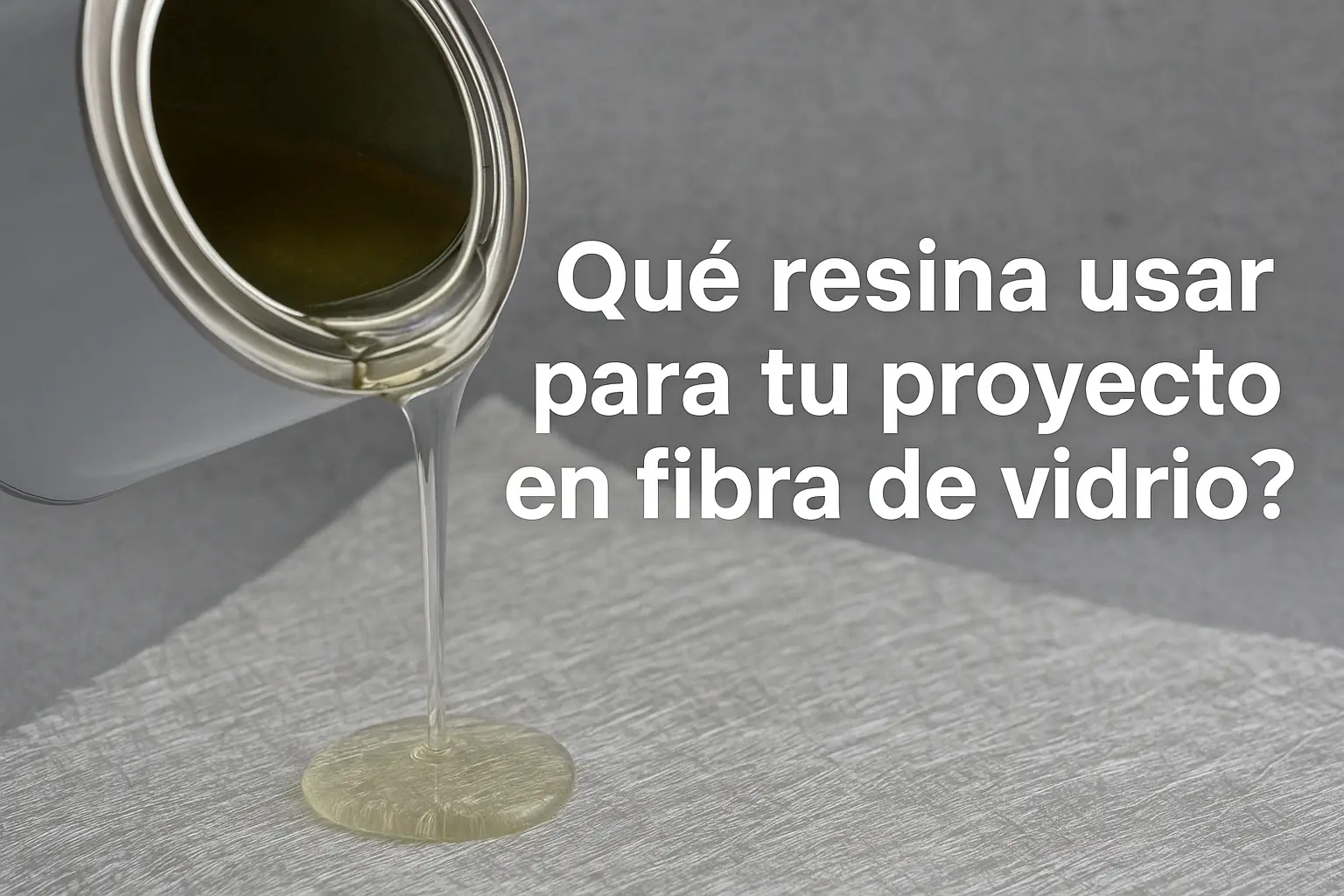 Tipos de resina para embarcaciones de fibra de vidrio