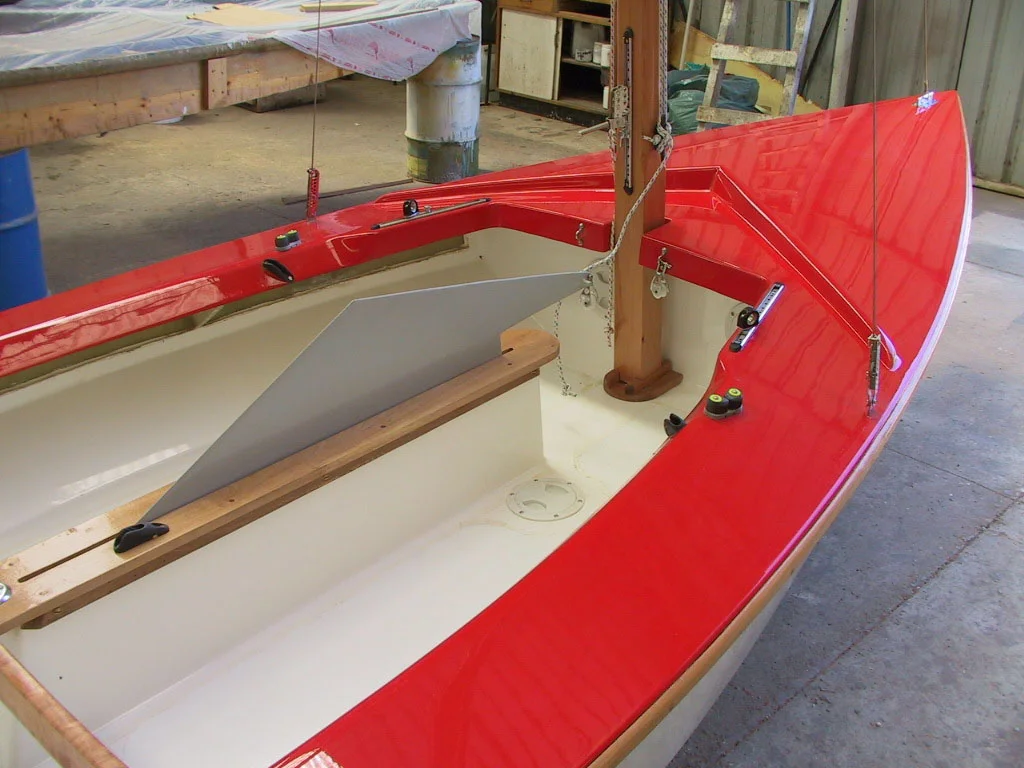 Vista general del Pirat One-Design con orza