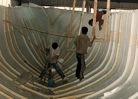 Construcción del casco PAM Stella Matutina